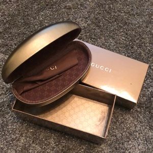 Gucci sunglasses case and box